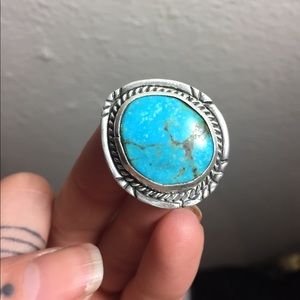 Vintage Navajo turquoise ring